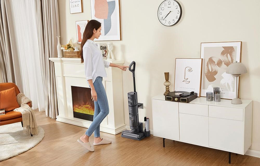 Bezprzewodowy odkurzacz pionowy Dreame H12 Core wygoda komfort uzytkowanie korzystanie
