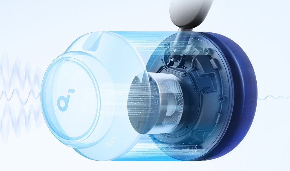 Głośnik mobilny Soundcore Space Q45 dźwięk jakość LDAC przetworniki membrana