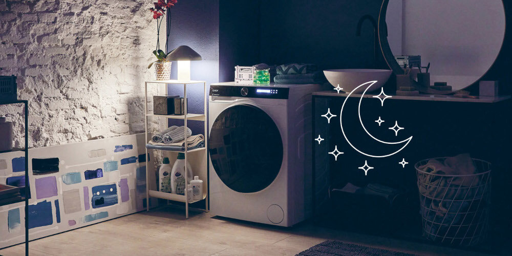 Pralka CANDY AI ProWash 700 BS 411B9-S Cichy program prania nocnego cicha praca