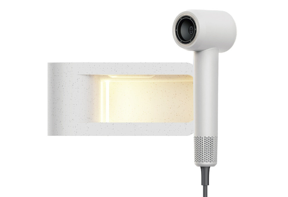 Suszarka INOLY MultiDry Pro ICS02W Biały 1600W Suszenie włosów i dłoni prezentacja wizualizacja design wygląd