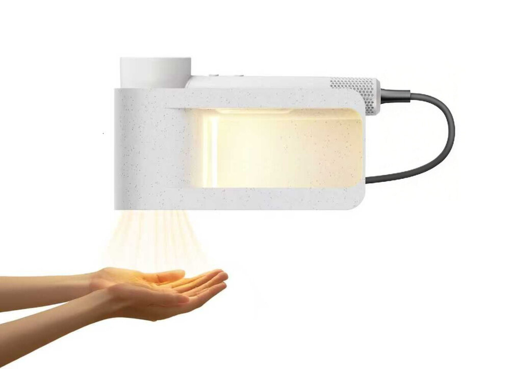 Suszarka INOLY MultiDry Pro ICS02W Biały 1600W Cicha praca Poziom hałasu do 60 dB  Baza do odkładania suszarki Łatwa organizacja 