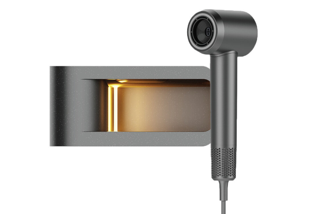 Suszarka INOLY MultiDry Pro Czarny 1600W Suszenie włosów i dłoni prezentacja wizualizacja design wygląd