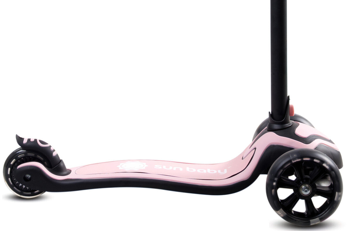 Hulajnoga dla dzieci SUN BABY Flash 3w1 Turkusowy kola diody