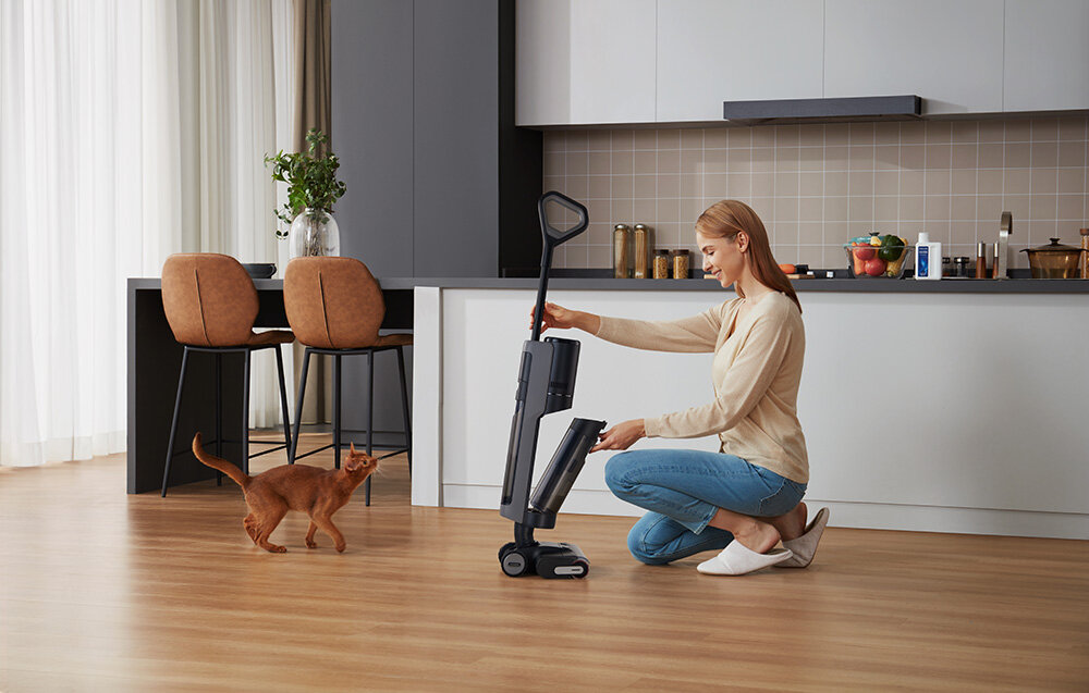 Odkurzacz DREAME Wet & Dry H13 Pro oświetlenie led czujnik dopasowanie mocy