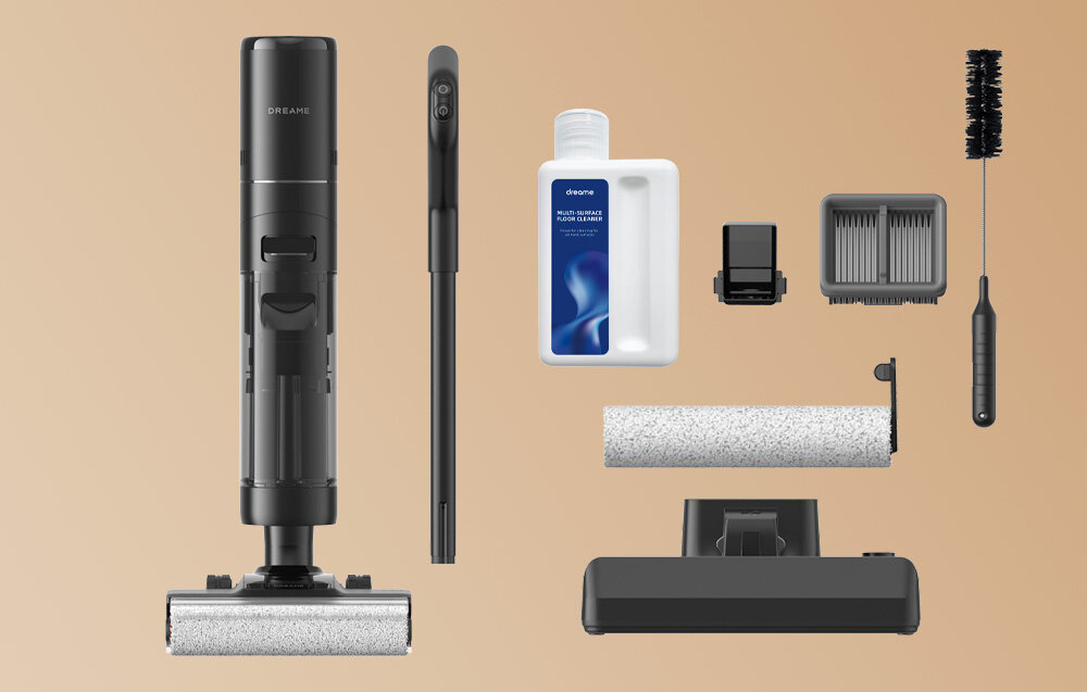 Odkurzacz DREAME Wet & Dry H13 Pro elementy zestaw akcesoria