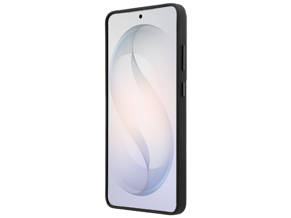 Etui BMW M Metal Logo MagSafe do Samsung Galaxy S26 Ultra Czarny, poliwęglan, amortyzacja, mikrofibra, Metaliczny, na białym tle etui od wewnętrznej strony prawo skos