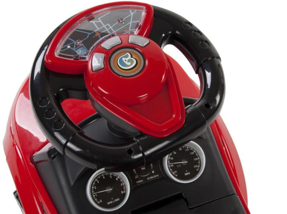 Jeździk SUN BABY J05.027.0.1 Efekty dźwiękowe klakson dźwięk silnika interaktywne elementy