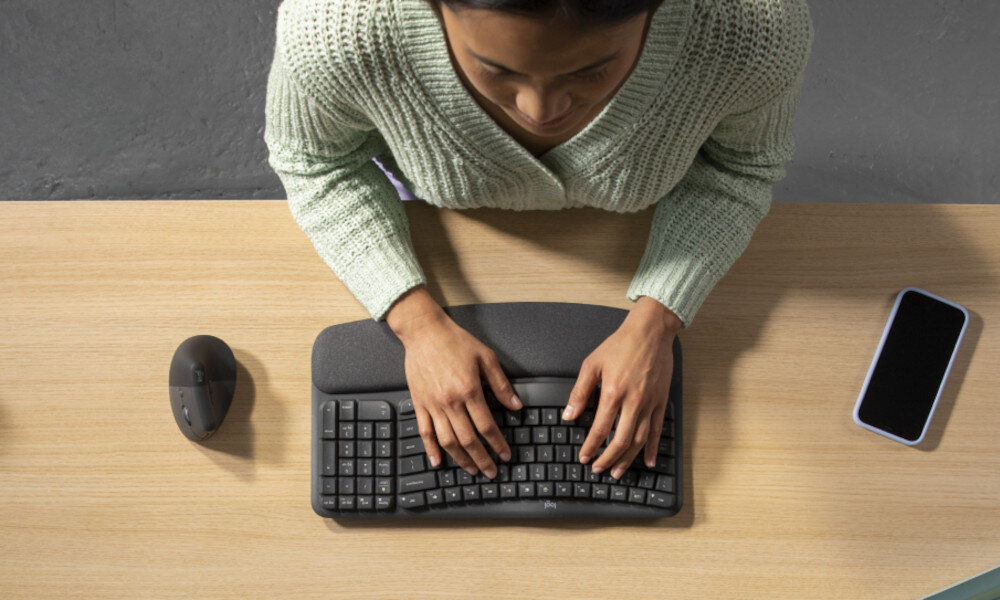 Klawiatura LOGITECH Wave Keys aplikacja funkcje ustawienia skróty