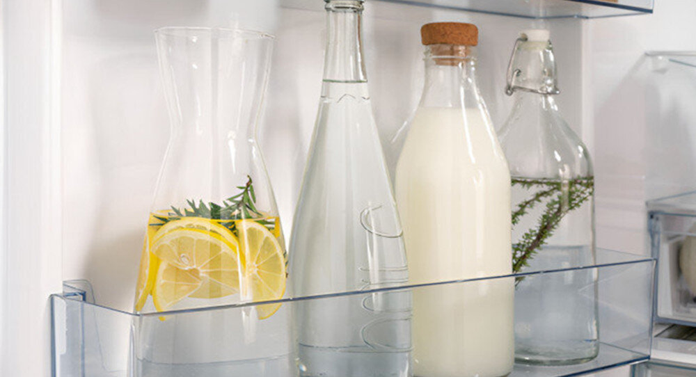 LODÓWKA HISENSE RB395N4BFE półka XXL butelki bezpieczne przechowanie