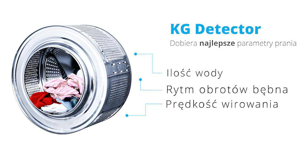 Pralka CANDY CO4474TWM6 automatyka wagowa ważenie