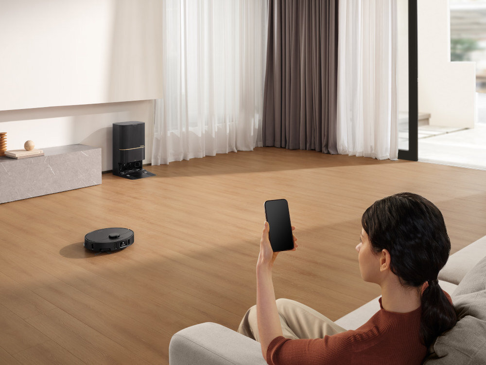 Robot sprzątający DREAME X40 Ultra CComplete leanGenius różne powierzchnie poziomy zabrudzeń szybkie mopowanie precyzja planowanie tras technologie unikania przeszkód aplikacja Dreamehome sterowanie głosowe