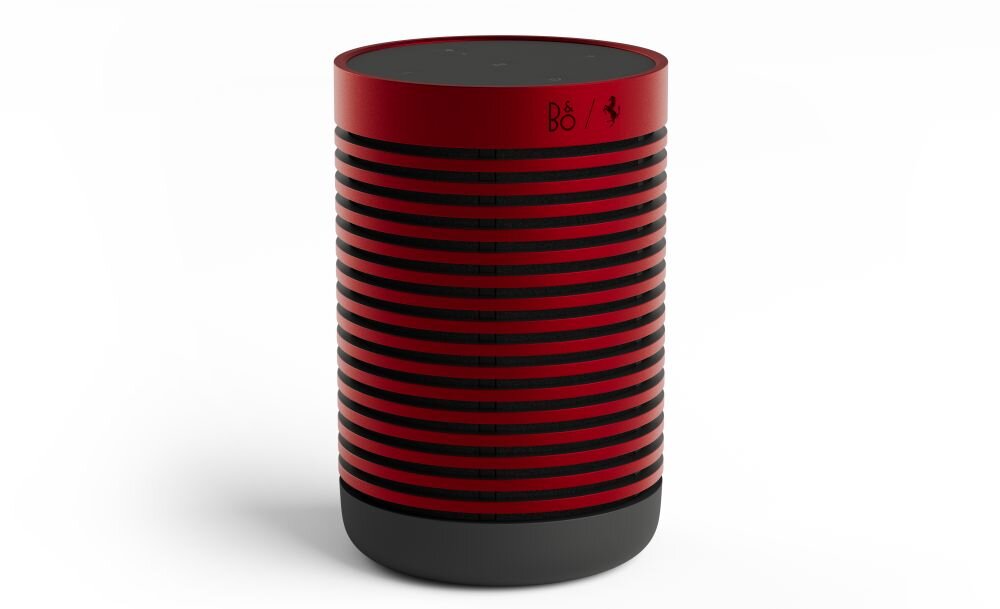Głośnik mobilny BANG & OLUFSEN Beosound Explore Ferrari Edition jakosc dzwiek technologia pelne bogate brzmienie
