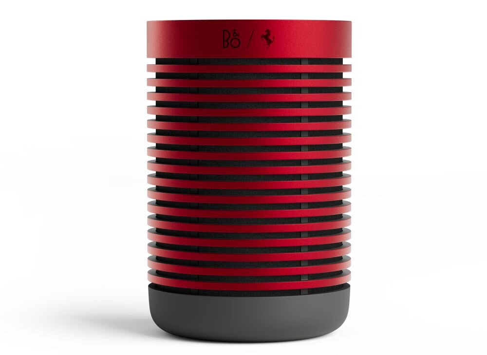 Głośnik mobilny BANG & OLUFSEN Beosound Explore Ferrari Edition wytrzymalosc warunki klasa odpornosc woda pyl