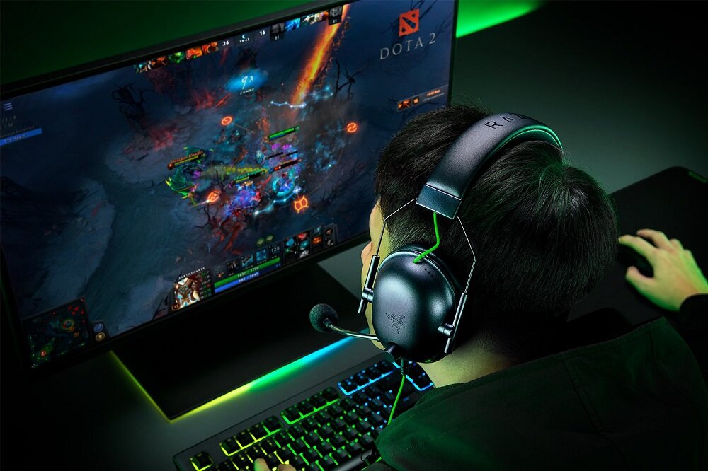 Słuchawki RAZER BlackShark V2 X dzwięk przestrzenny 7.1