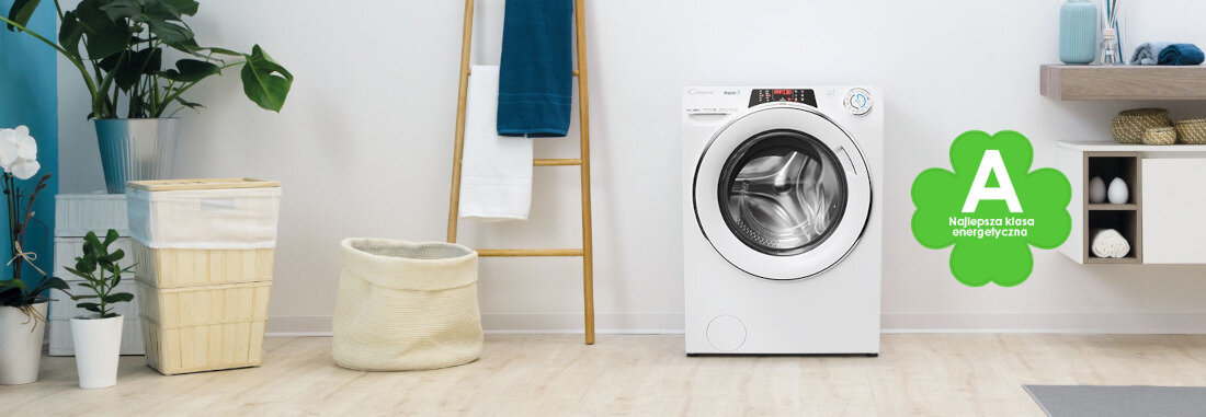 Pralka CANDY RapidO RO41274DWMCT/1- S 7kg 1200 obr Klasa energetyczna A mniejsze zuzycie pradu