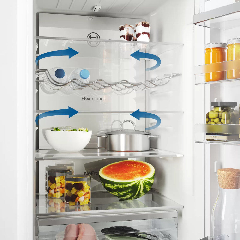 Lodówka BOSCH KGN39VXBT No frost 203cm Ciemny Inox lodówki ścianka tylna miejsce