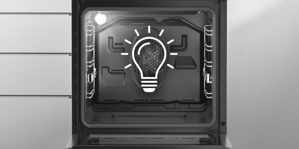 KUCHNIA BEKO FSM59305BDT Oświetlenie wnętrza widoczność przyjemne Delikatne