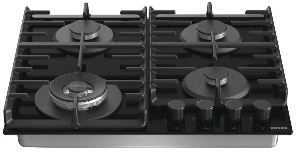 GORENJE-GTW642SYB płyta gazowa żeliwny ruszt pole grzewcze
