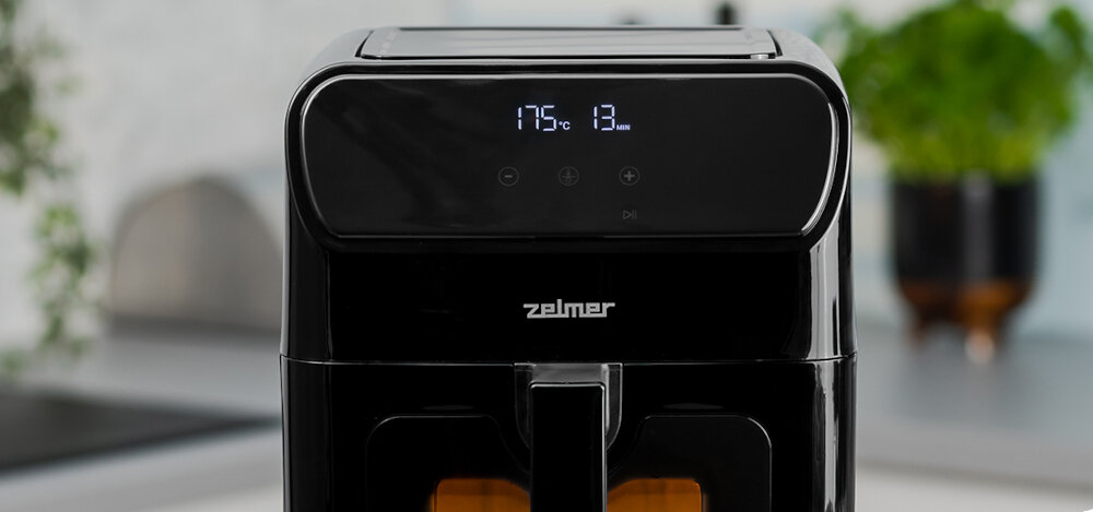 Frytkownica beztłuszczowa ZELMER ZAF6500 Czarny Air Fryer pekna kontrola