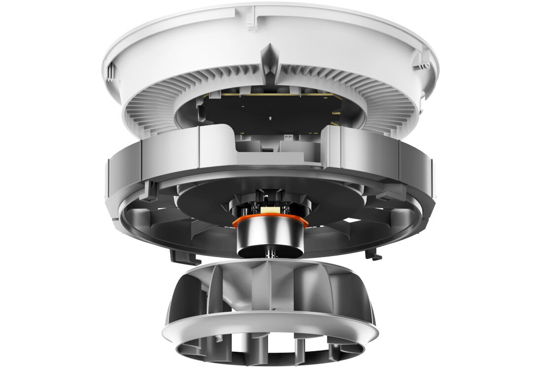 Osuszacz XIAOMI Smart Dehumidifier Lite Technologia 360° osuszania równomierne rozprowadzenie suchego powietrza Zakrzywiony parownik skraplacz