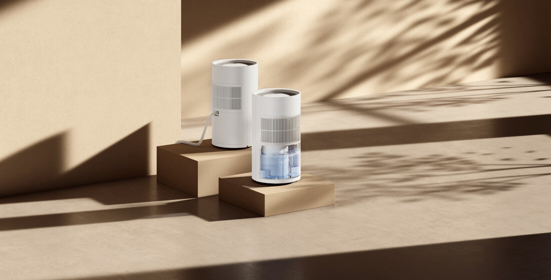 Osuszacz XIAOMI Smart Dehumidifier Przemyślana konstrukcja wygoda komfort zbiornik woda pojemność czas pracy wąż Gumowe kółka łatwe przemieszczanie