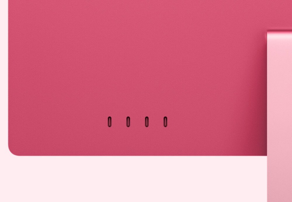 Komputer APPLE iMac 2024 23.5 Retina M4 (10 rdzeni) 16GB RAM 512GB SSD macOS Srebrny porty podłączenie łączność Wi-Fi Bluetooth