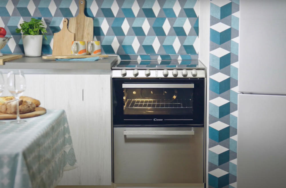 CANDY TRIO4GWNT 1 przestrzeń płyta piekarnik zmywarka urządzenia