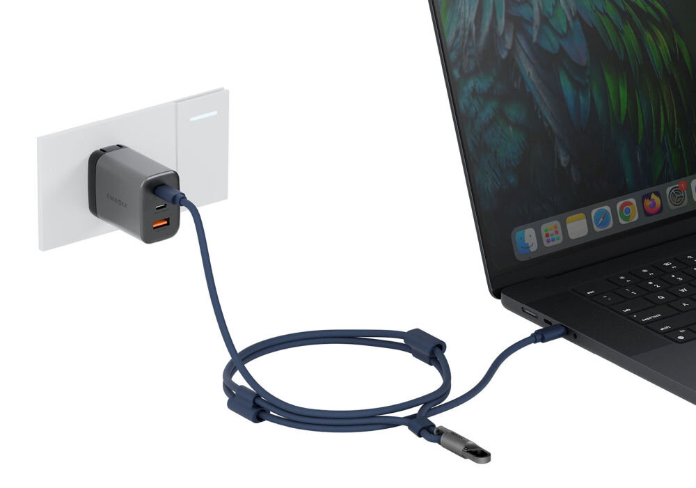 Energea LASSO smycz ergonomiczna 150 cm obrotowy karabińczyk komfort noszenia crossbody USB-C