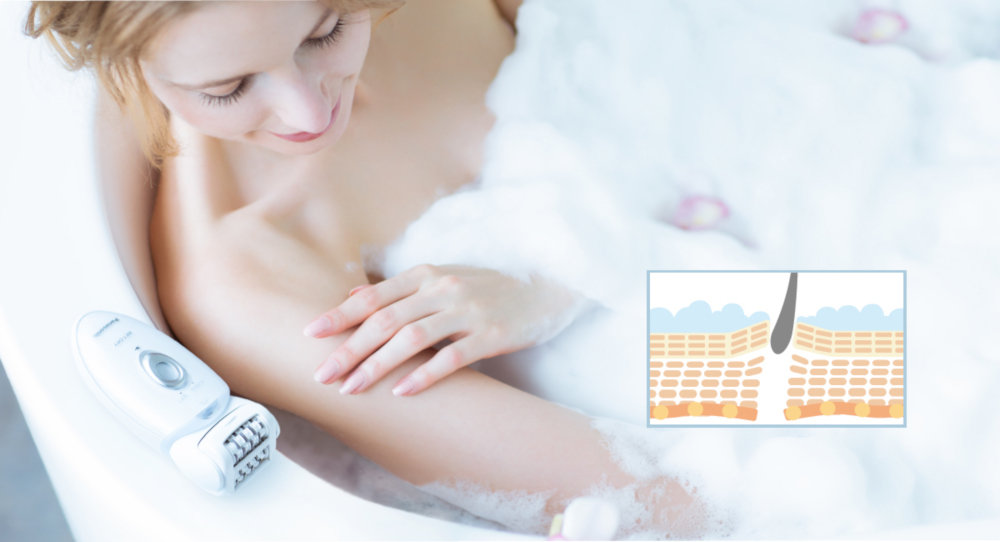 Depilator ES-ED53 firmy Panasonic OCHRONA SKÓRY