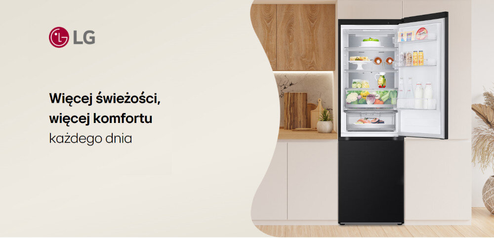 LODÓWKA LG GBV5150DEP wizualizacja TOP BANER LIFESTYLE