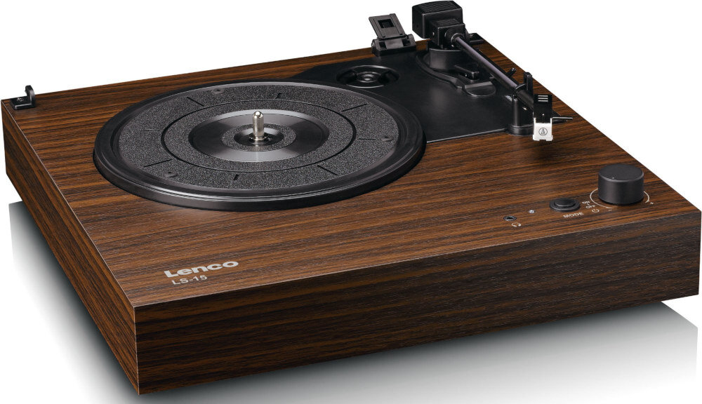 Gramofon LENCO LS-15WD - Funkcja automatycznego zatrzymania, ochrona igły