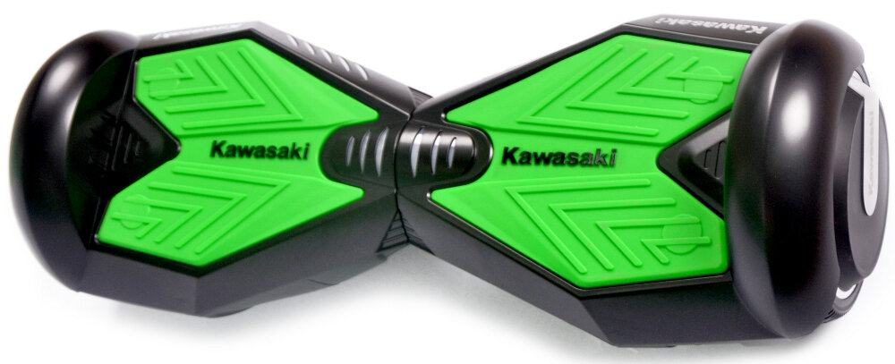 Elektryczna deskorolka smartboard KAWASAKI KX-PRO6.5A Czarno-zielony bezpieczenstwo wygoda maksymalne obciazenie wodoodpornosc
