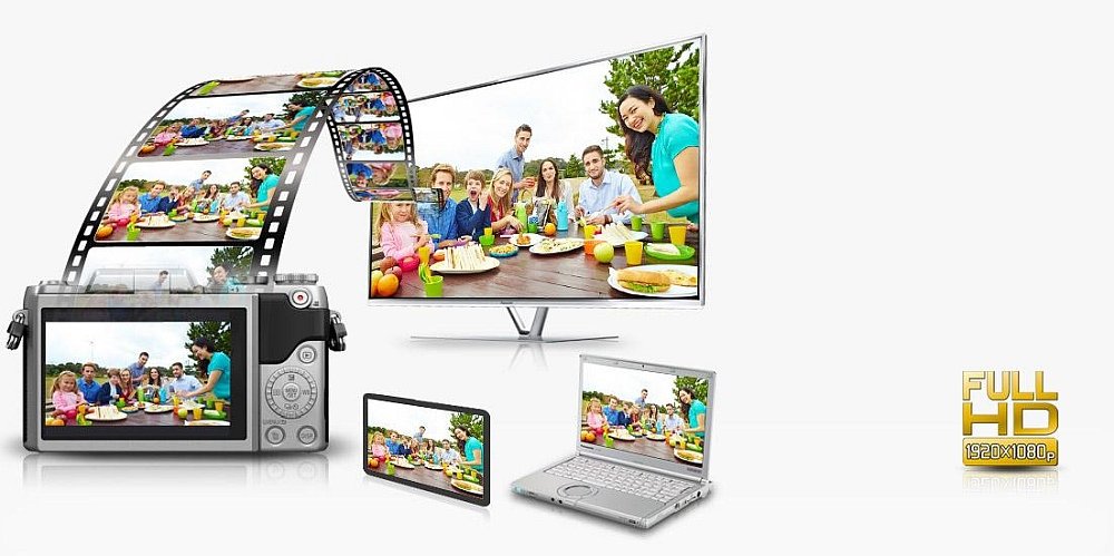 Aparat PANASONIC Lumix DMC-GF7 film nagrywanie wideo full hd