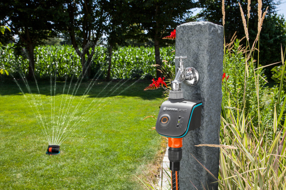 Sterownik nawadniania smart GARDENA zestaw 19103-20 automatyczne podlewanie kontrola oszczednosc wydajnosc