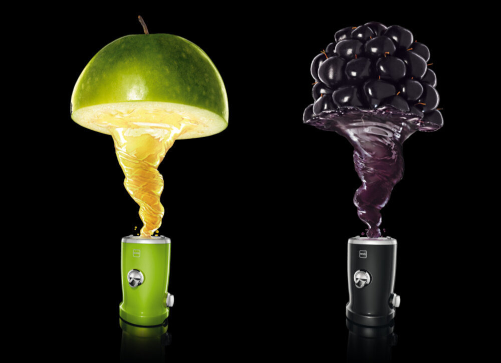 Wyciskarka do soku NOVIS Vita Juicer zolty moc 800-1200 W 240-watowy silnik