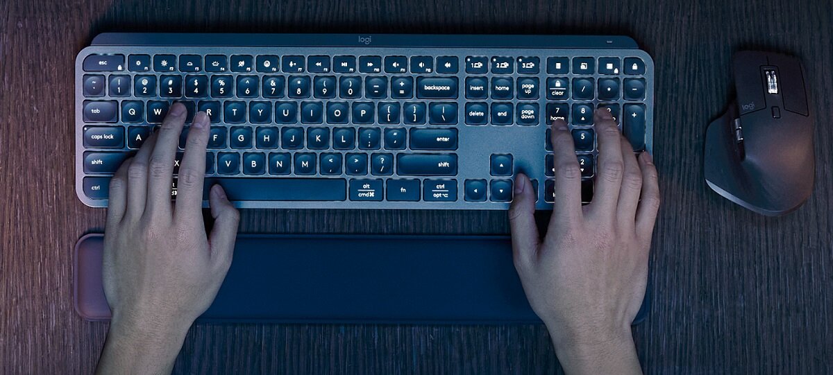 Zestaw LOGITECH MX dokładnym i bezwysiłkowe pisanie wygodne skróty komfort użytkowania