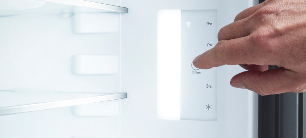 CHŁODZIARKA LIEBHERR TK 12VE00 panel sterowanie ustawienia opcje temperatura zmiana regulacja