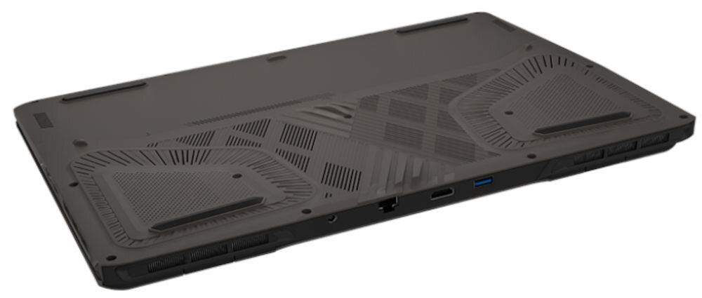 Laptop MSI Sword 17 HX B14VGKG-249XPL 17 IPS 165Hz i7-14650HX 16GB RAM 1TB SSD GeForce RTX4060 DLSS 3 
					pojemna bateria, bateria o pojemności 65 Wh, zasilacz o mocy 200 W, laptop do góry nogami na białym tle