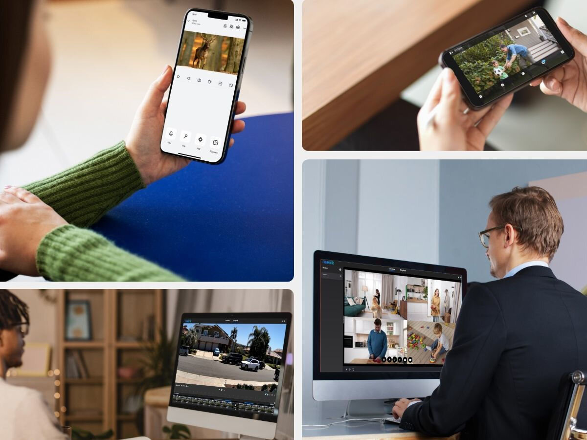 Kamera REOLINK P850 - Aplikacja REOLINK, aplikacja włączona na różnych urządzeniach