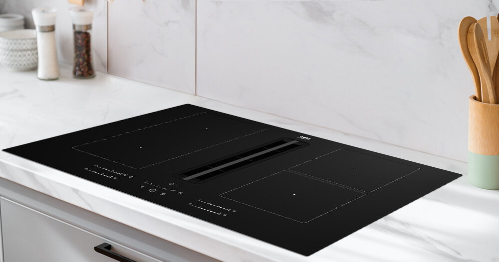 PŁYTA BEKO HIXI84700UF BPRO 500 czarne szkło trwałe wytrzymałe 4 pola indukcyjne Power Managment dostosowanie mocy