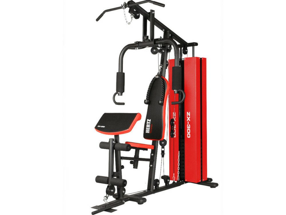 Atlas HERTZ-FITNESS ZX-300 Mulitigym 5 stanowisk do ćwiczeń uchwyty regulacja