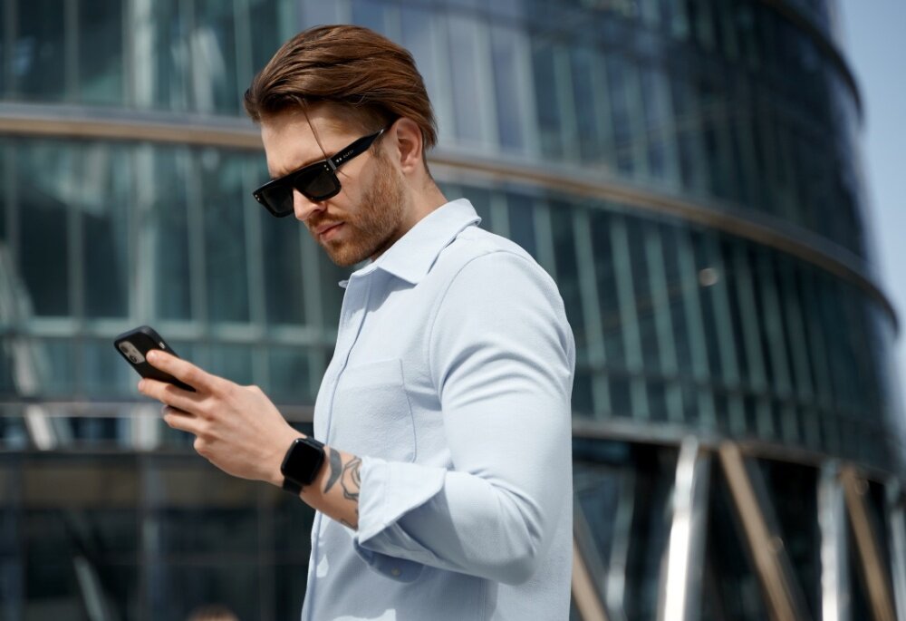 Smartwatch GARETT GRC Style ekran bateria czujniki zdrowie sport pasek ładowanie pojemność rozdzielczość łączność sterowanie krew puls rozmowy smartfon aplikacja 