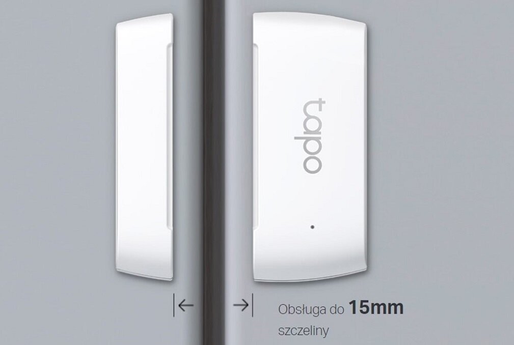 Czujnik ruchu TP-LINK Tapo Smart T110 Sensor ruchu Automatyczne włączanie Bezproblemowe działanie Mnogość ustawień