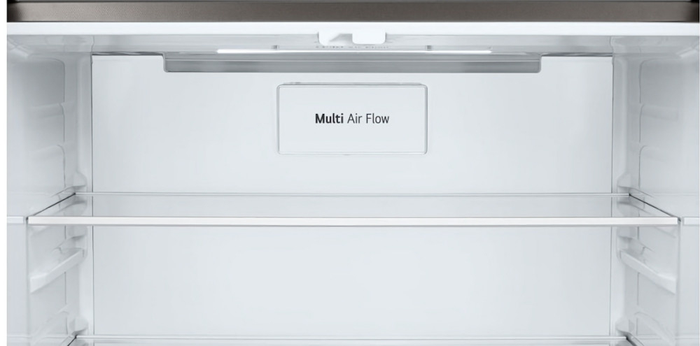 LODÓWKA LG GML860PYFE Oświetlenie LED jasne wnętrze oszczędność energii wszystko widoczne