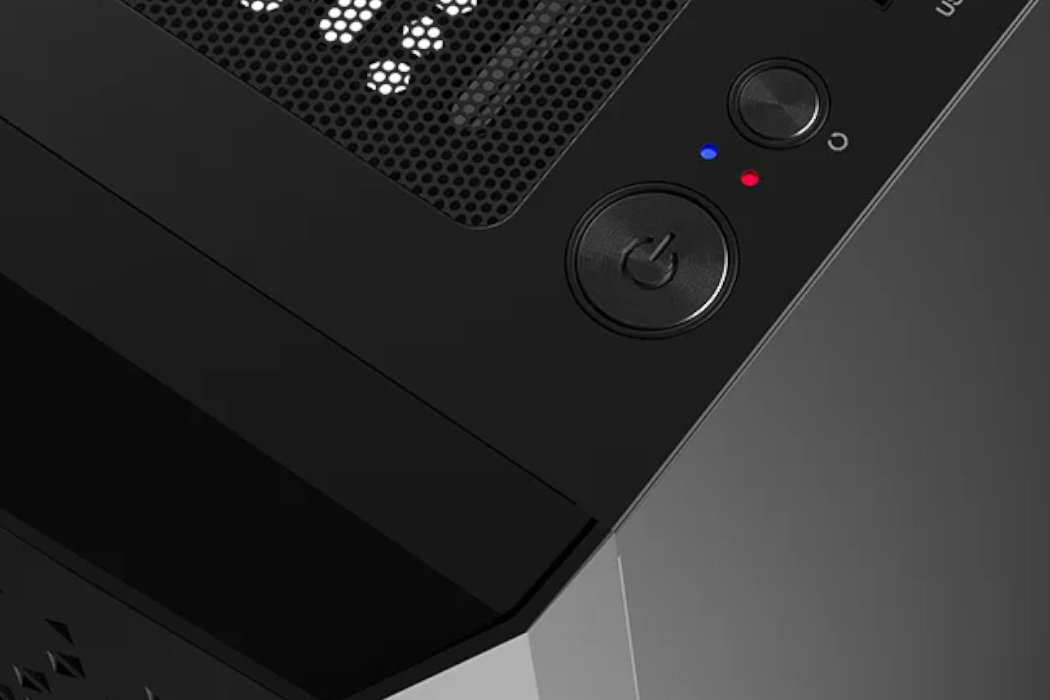 Obudowa LOGIC Portos Midi ARGB Filtry montaż aranżowania kabli panel