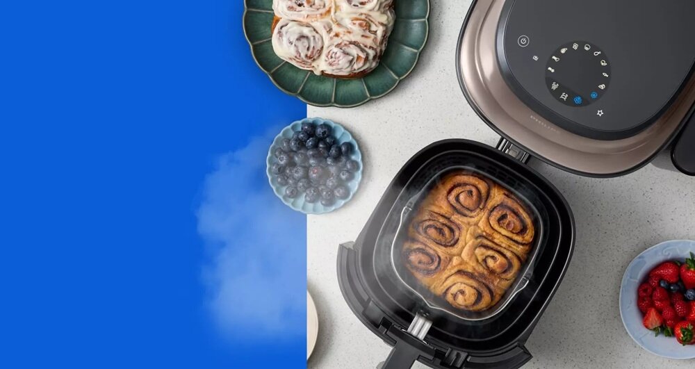 Air Fryer Frytkownica beztłuszczowa PHILIPS NA547-07 gotowanie na parze, zachowanie składników odżywczych, bez utraty smaków