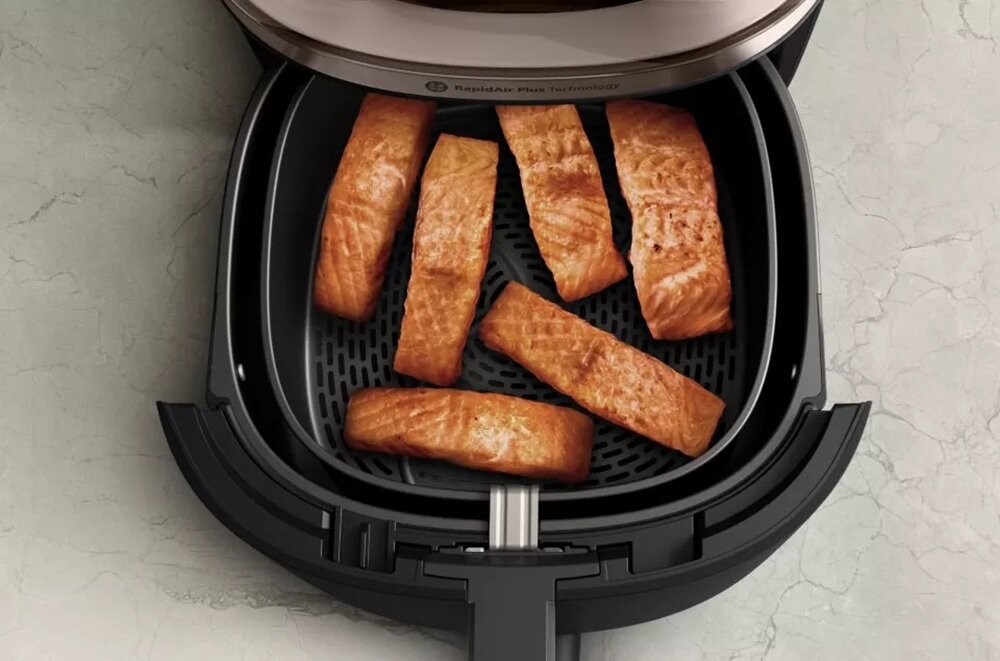 Air Fryer Frytkownica beztłuszczowa PHILIPS NA547-07 technologia rapidair plus, intensywny obieg gorącego powietrza, specjalna konstrukcja, chrupiące efekty