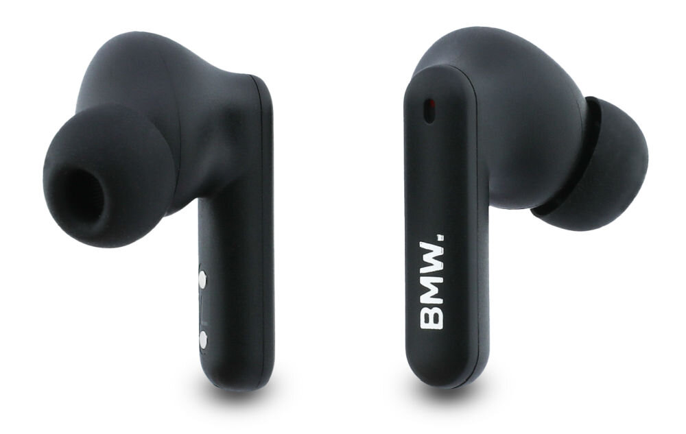 Słuchawki BMW panel dotykowy voice assistant sterowanie dotykiem funkcje TWS, słuchawki na białym tle