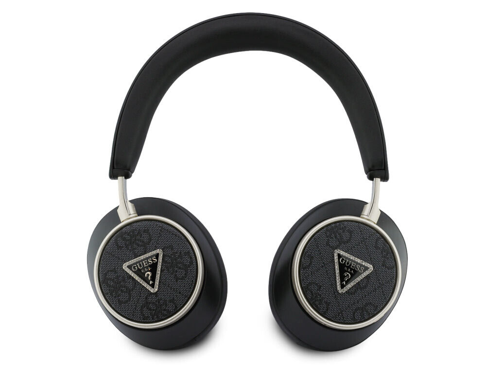 Słuchawki Guess Bluetooth 5.4 stabilne połączenie mikrofon rozmowy 10 m, słuchawki naszune na białym tle