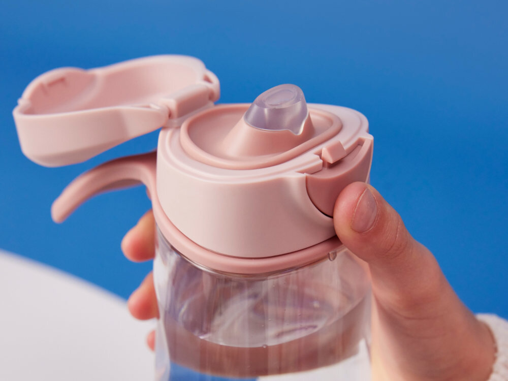 Butelka tritanowa B.BOX BB00874 Granatowy do szkoły i na trening pojemność na kilka godzin aktywności szeroki wlew dokładne mycie